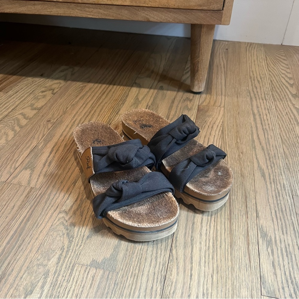 Reef Knotty Vista Hi Sandal-Dusty Black